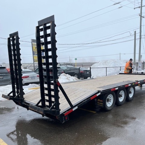 Cargo, Utility Trailers  2023 Miska 10 Ton Off-Road Flatbed Trailer Photo